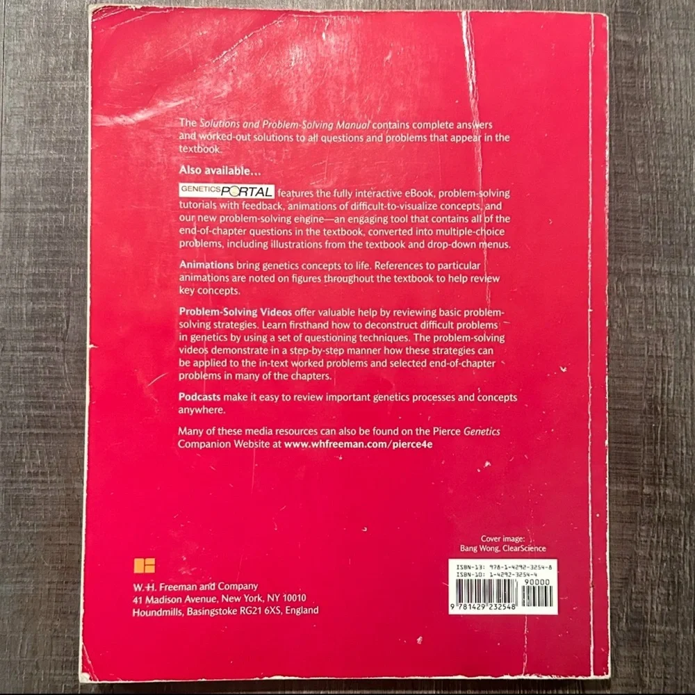 Genetics A Conceptual Approach 4th Edition Text Book